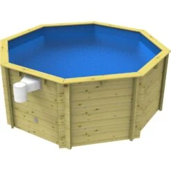 Plastica 10ft Wooden Fun Pool – 4ft Depth