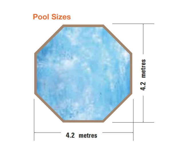 Certikin 6m X 4.2m Deluxe Above Ground Wooden Pool 5 Certikin 6m X 4.2m Deluxe Above Ground Wooden Pool - Image 4