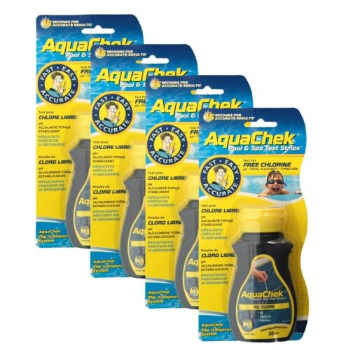 Aquachek Chlorine Test Strips (4pack) 3 Aquachek Chlorine Test Strips (4pack)