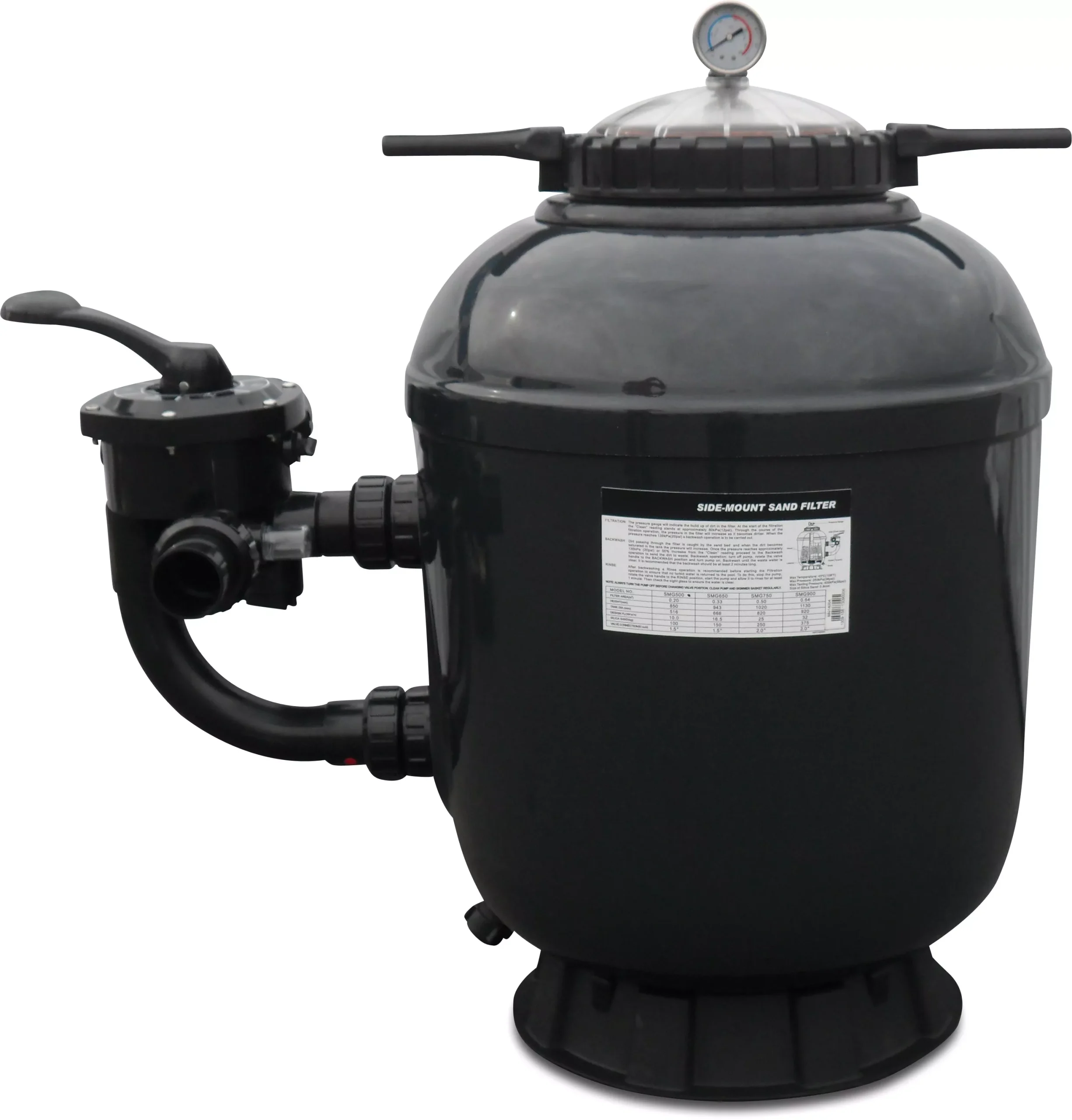Flotide SMG500 Side Mount Sand Filter 20″ 3 Flotide SMG500 Side Mount Sand Filter 20″