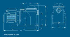 Plastica AG Pump 0.33hp Single Phase 8 Plastica AG Pump 0.33hp Single Phase -Above Ground Pools Sales AG PUMP Dimensions