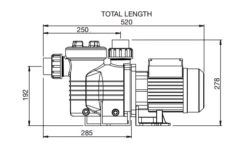 Aquamite Pump 0.33HP 9 Aquamite Pump 0.33HP -Above Ground Pools Sales Aquamite Dimensions 1