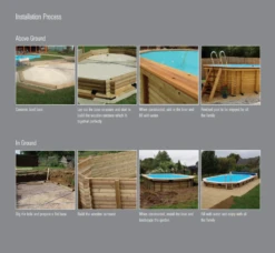 Certikin 4.2m X 4.2m Deluxe Above Ground Wooden Pool -Above Ground Pools Sales Installation Process 1