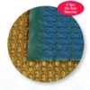 GeoBubble Solar Cover Jade/Gold 500 Micron 18′ X 36′ -Above Ground Pools Sales JadeGold500 GeoBubble 1