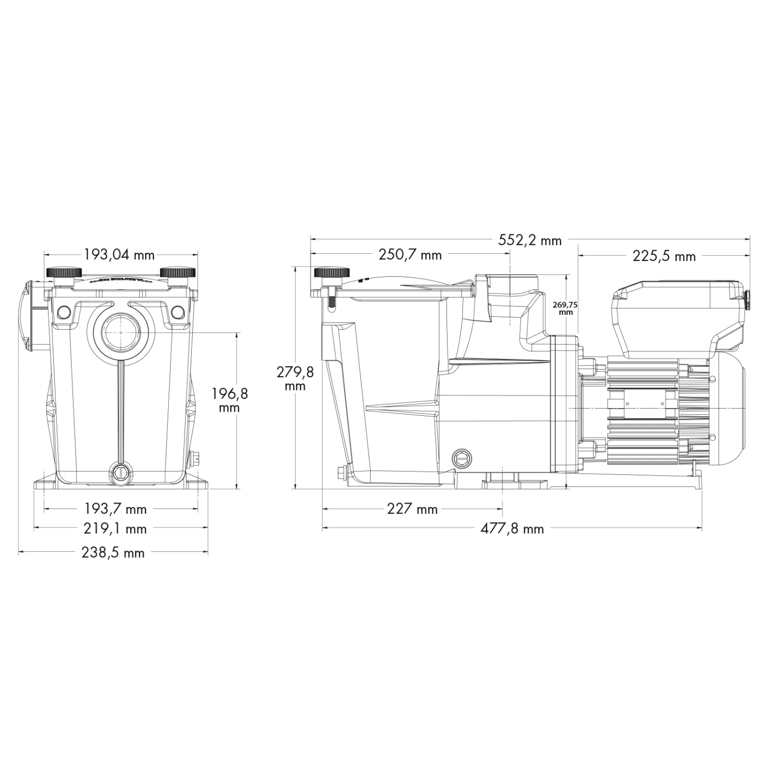 Hayward Super Pump Variable Speed VSTD 1.5HP 7 Hayward Super Pump Variable Speed VSTD 1.5HP - Image 5
