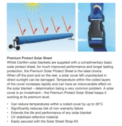 Standard Solar Cover Blue/Silver 400 Micron 12′ X 24′ -Above Ground Pools Sales Solar Sheet