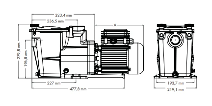 Hayward Super Pump 2HP 4 Hayward Super Pump 2HP - Image 2