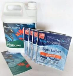 Blue Horizons Ultimate Winter Time Winteriser Long Life Algaecide 5Litres + 4 X Shock Sachets