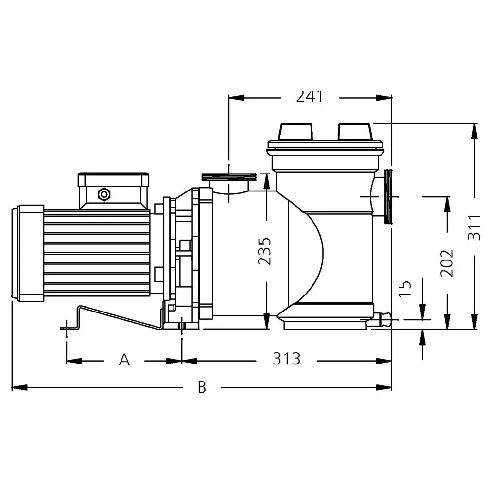 Plastica Argonaut Pump 1.5hp Single Phase 4 Plastica Argonaut Pump 1.5hp Single Phase - Image 2