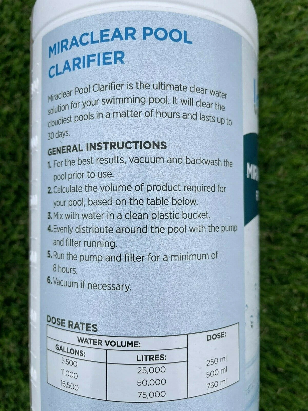 1Ltr Lo-Chlor Miraclear Clarifier 4 1Ltr Lo-Chlor Miraclear Clarifier - Image 2