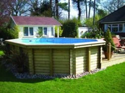 Certikin 4.2m X 4.2m Deluxe Above Ground Wooden Pool -Above Ground Pools Sales woodenpool 1 1