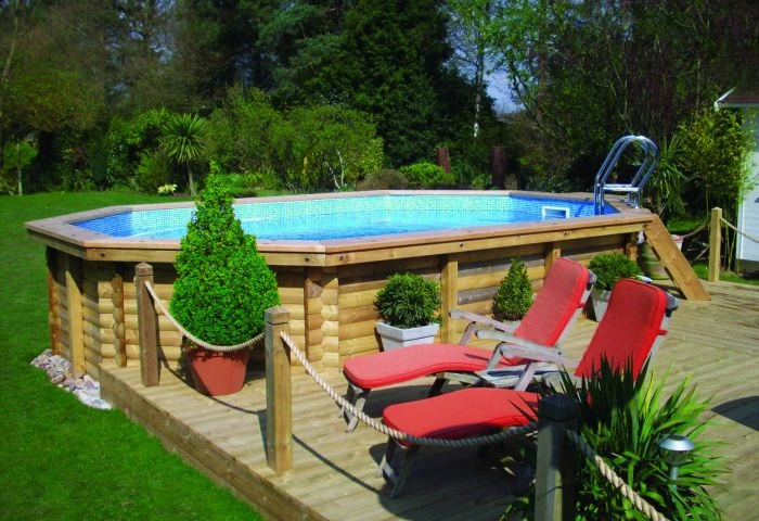 Certikin 4.7m X 2.9m Deluxe Above Ground Wooden Pool 4 Certikin 4.7m X 2.9m Deluxe Above Ground Wooden Pool - Image 2